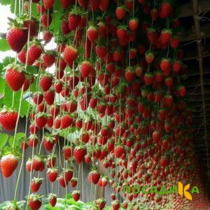 Клубника ампельная Анастасия купить по цене от 370р. в интернет-магазине «Посадика» с доставкой почтой в в Мамоновое и по всей России – [изображение №1].